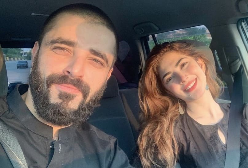 Beautiful Latest Pictures of Couple Naimal Khawar and Hamza Ali Abbasi