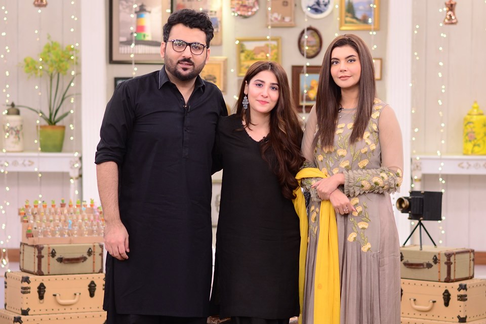 Latest Clicks of Beautiful Hina Altaf From Morning Shows of Nida Yasir and Nadia Khan