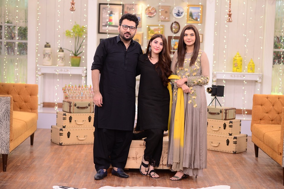 Latest Clicks of Beautiful Hina Altaf From Morning Shows of Nida Yasir and Nadia Khan
