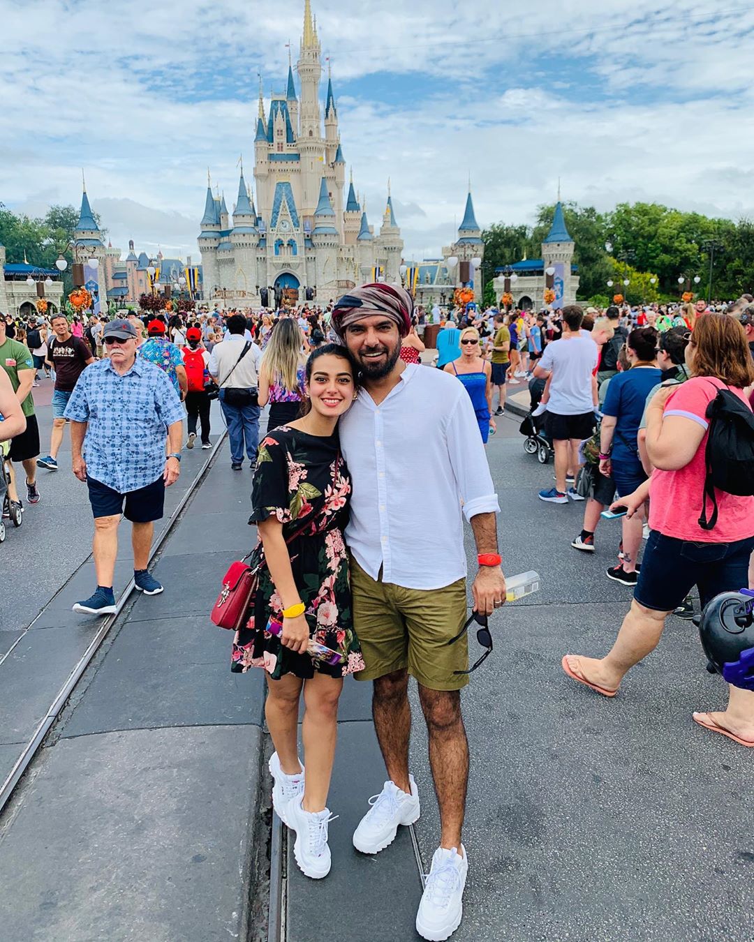 Beautiful Pictures of Iqra Aziz and Yasir Hussain at Disney Land USA