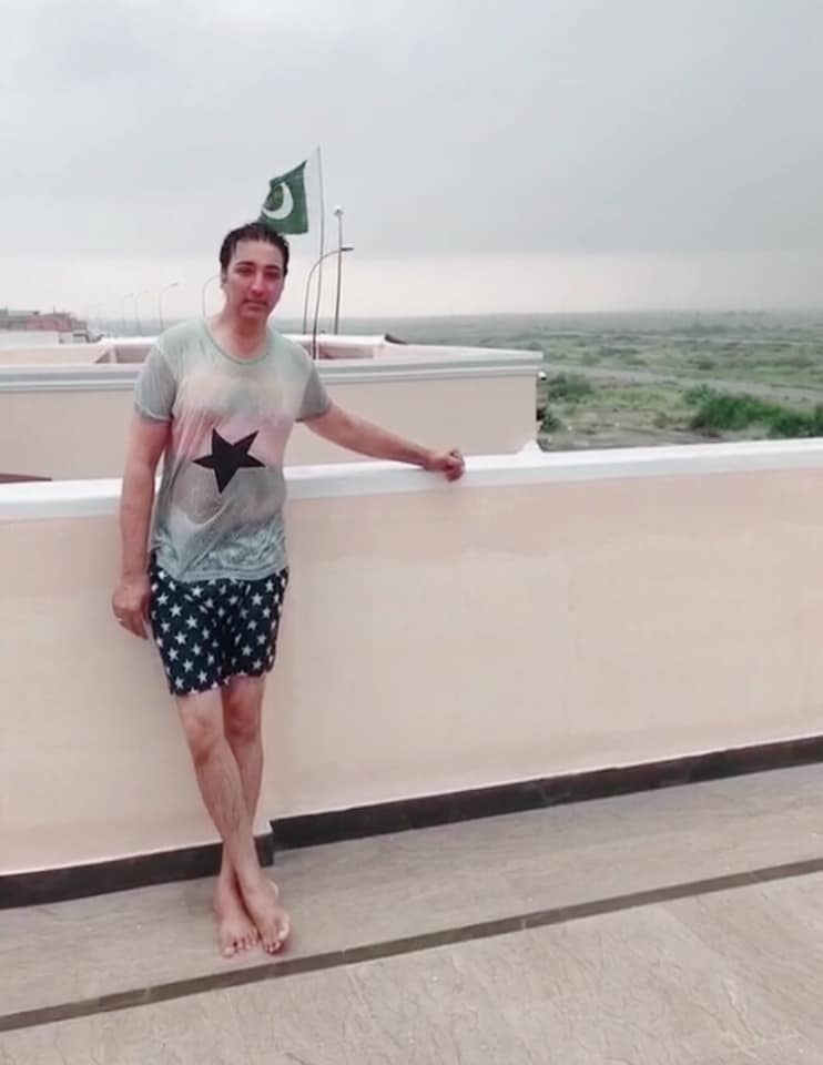 Actors Javeria and Saud Enjoying Rain at their Home in Karachi