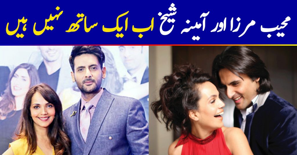 Mohib Mirza confirms separation from Aamina Sheikh