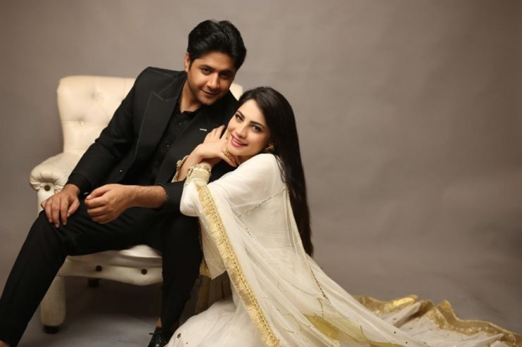 Beautiful Clicks Of Imran Ashraf And Neelum Muneer On The Set Of Their ...