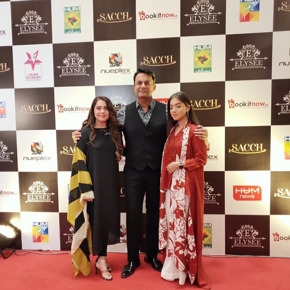 Beautiful Celebrities at the Trailer Launch of Upcoming Pakistani Movie Sacch