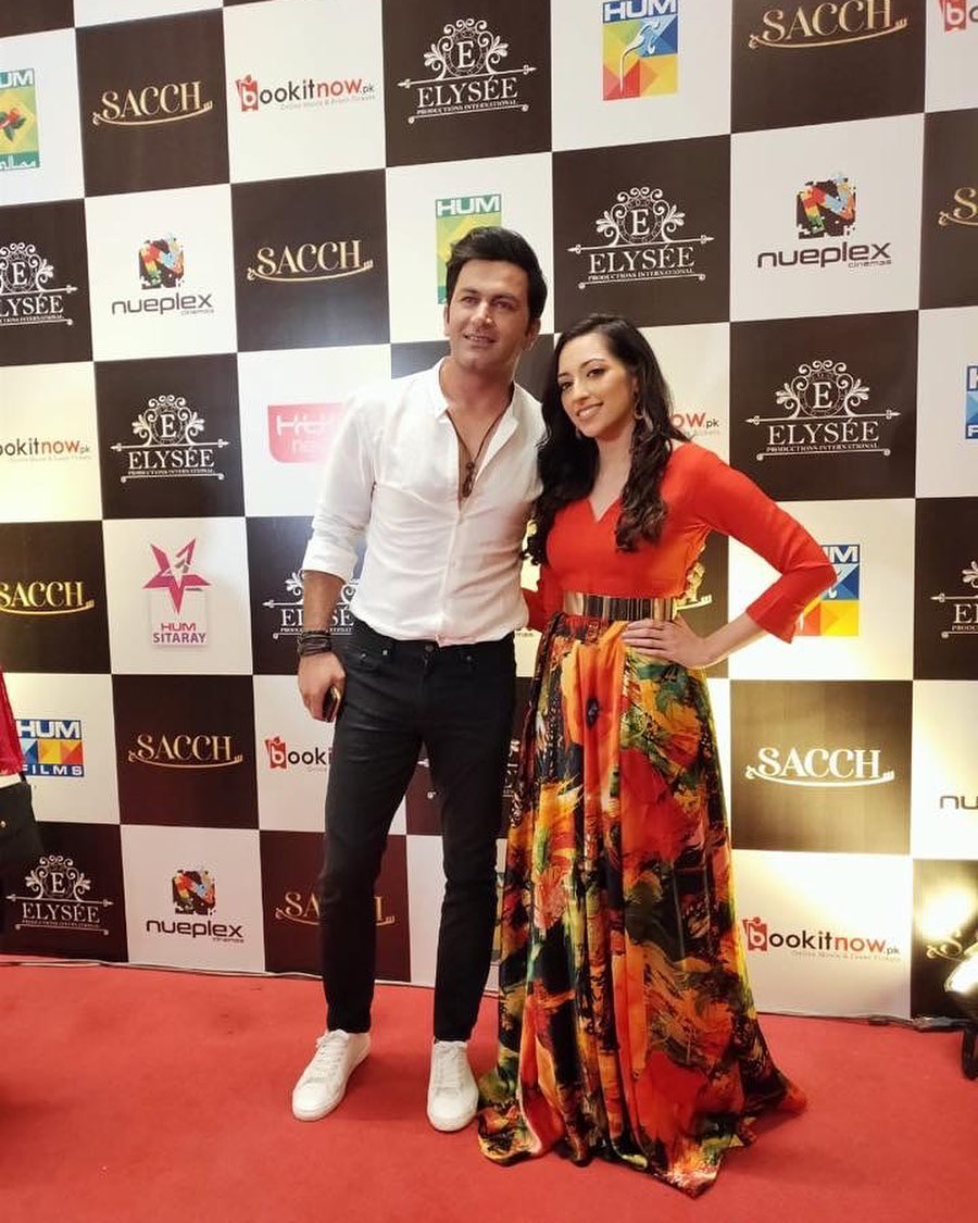 Beautiful Celebrities at the Trailer Launch of Upcoming Pakistani Movie Sacch