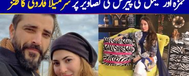Sharmila Farooqi Criticized On Hamza Ali Abbasi And Naimal's Honeymoon Pictures