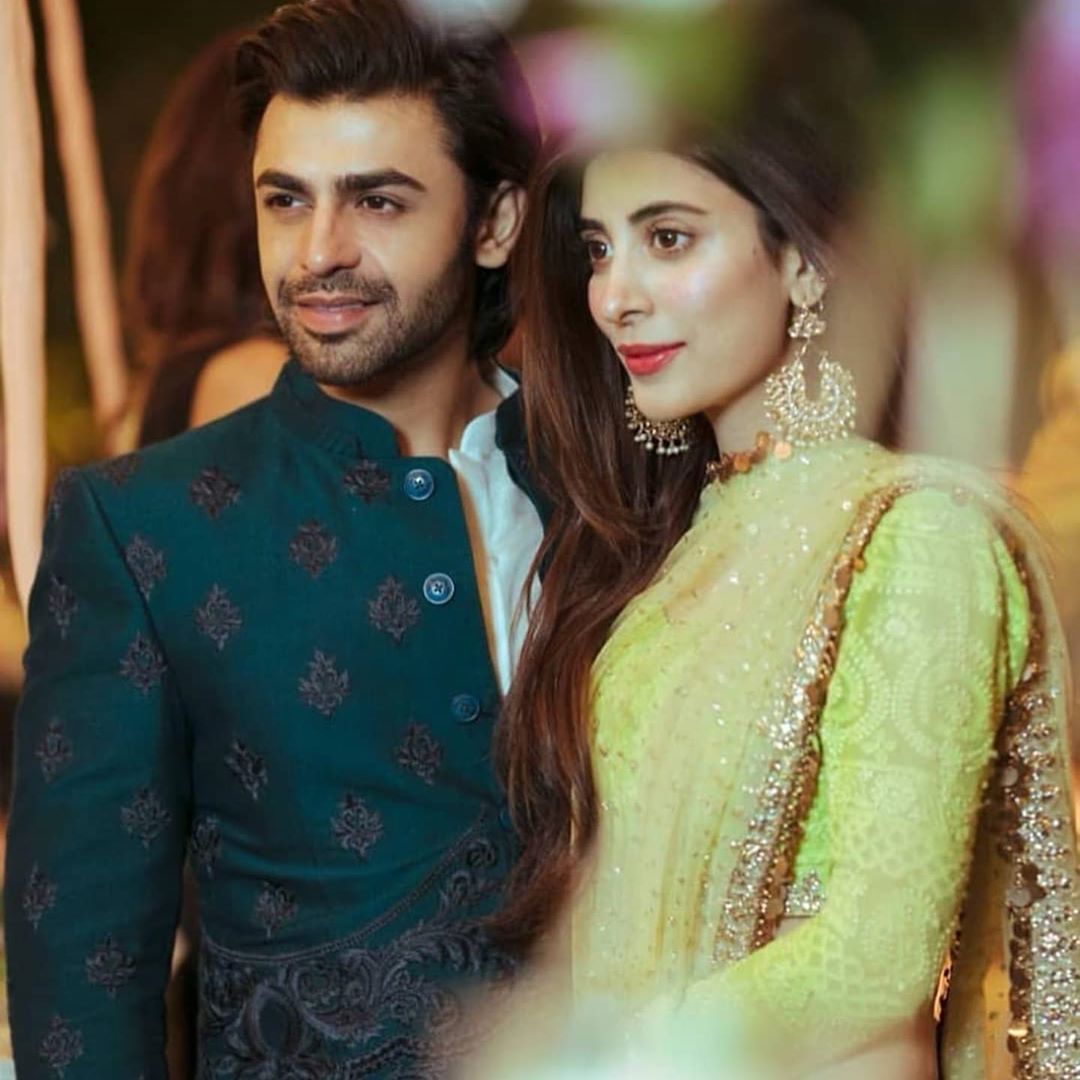 Beautiful Couple Urwa Hocane and Farhan Saeed at a Recent Friends Wedding
