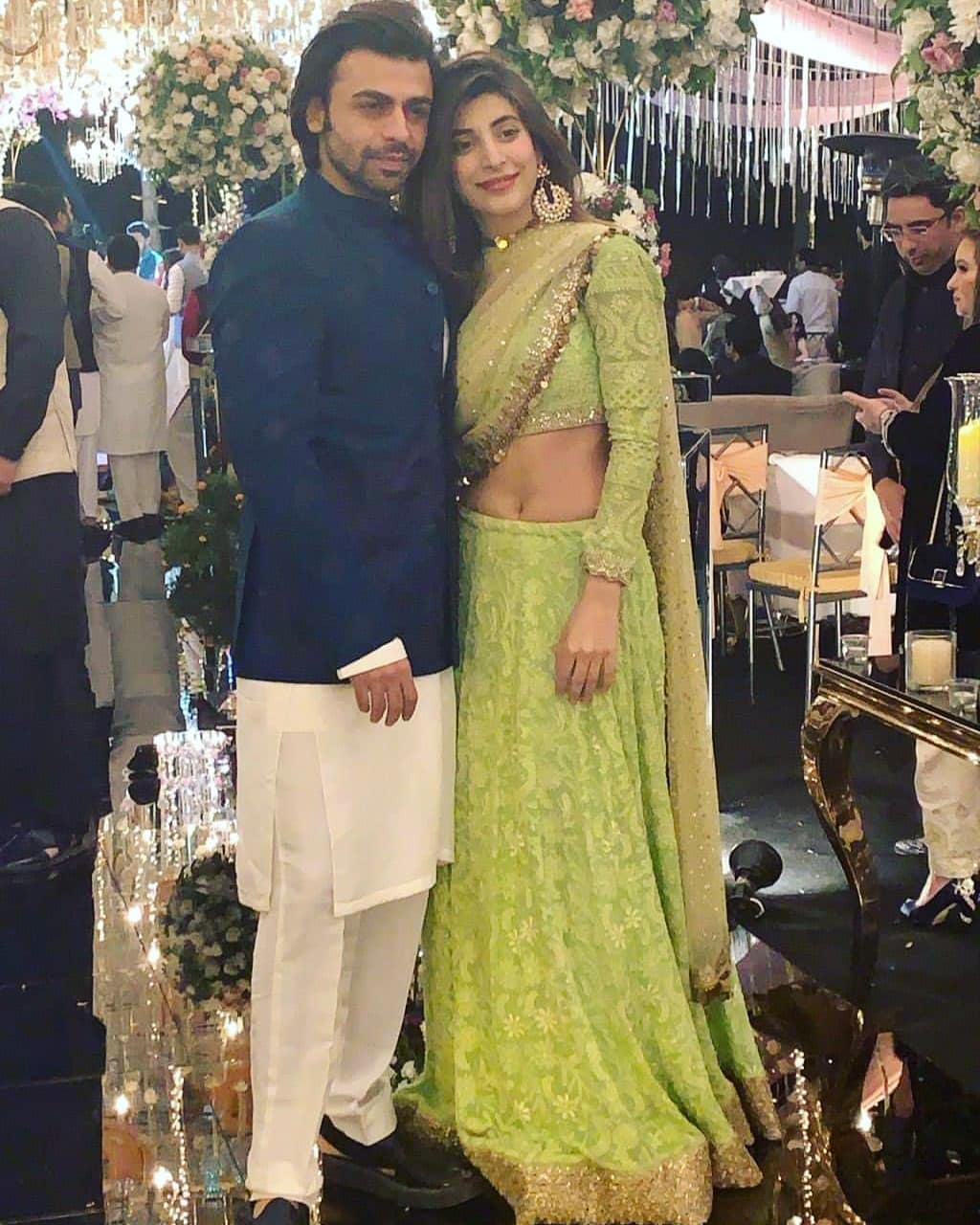 Beautiful Couple Urwa Hocane and Farhan Saeed at a Recent Friends Wedding