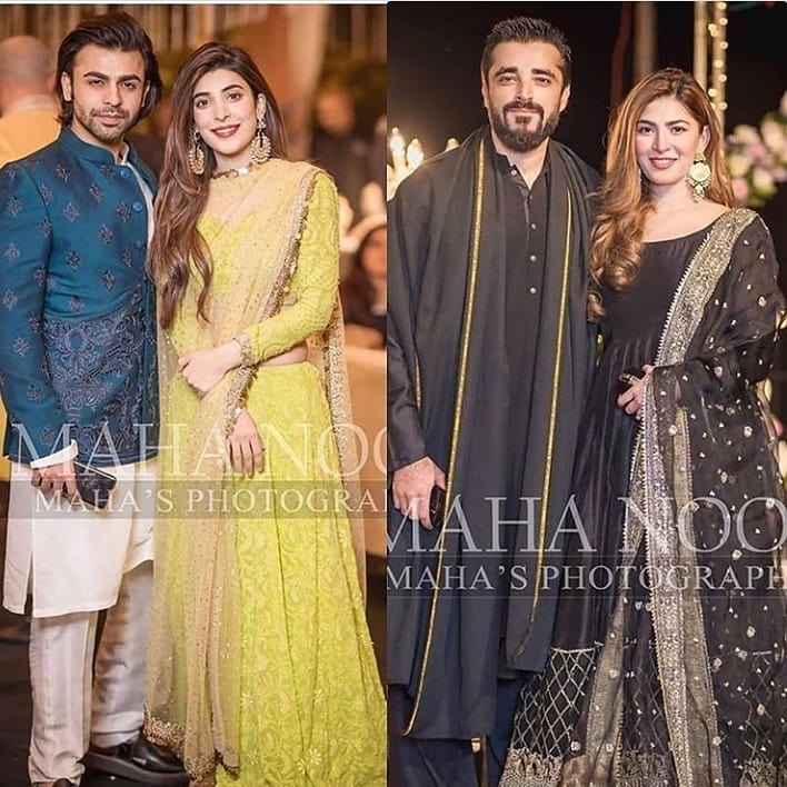 Beautiful Couple Urwa Hocane and Farhan Saeed at a Recent Friends Wedding