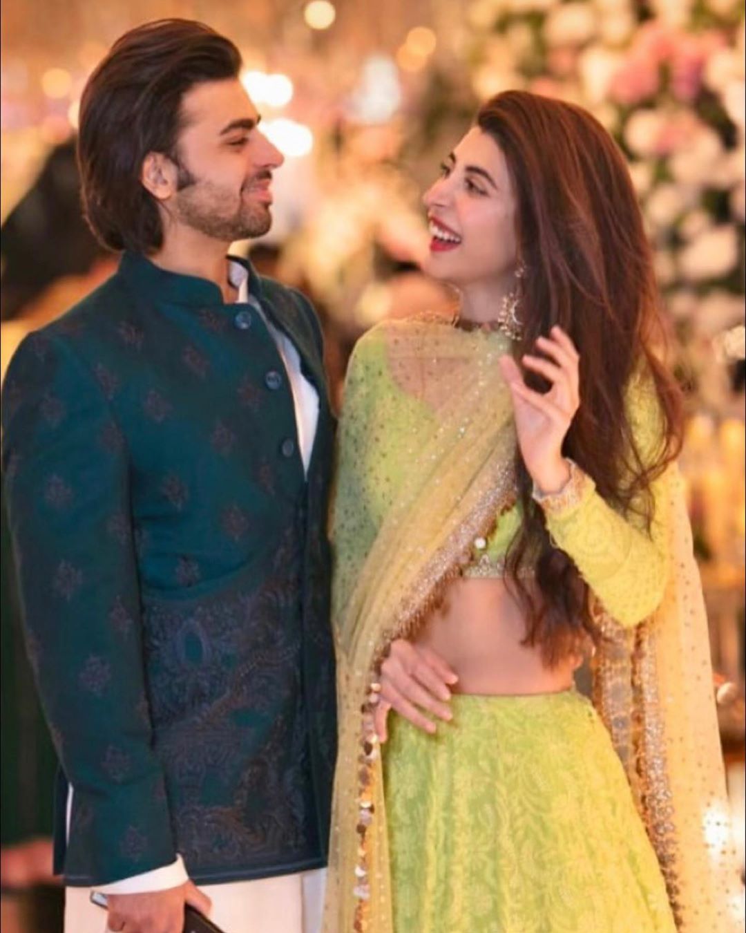 Beautiful Couple Urwa Hocane and Farhan Saeed at a Recent Friends Wedding