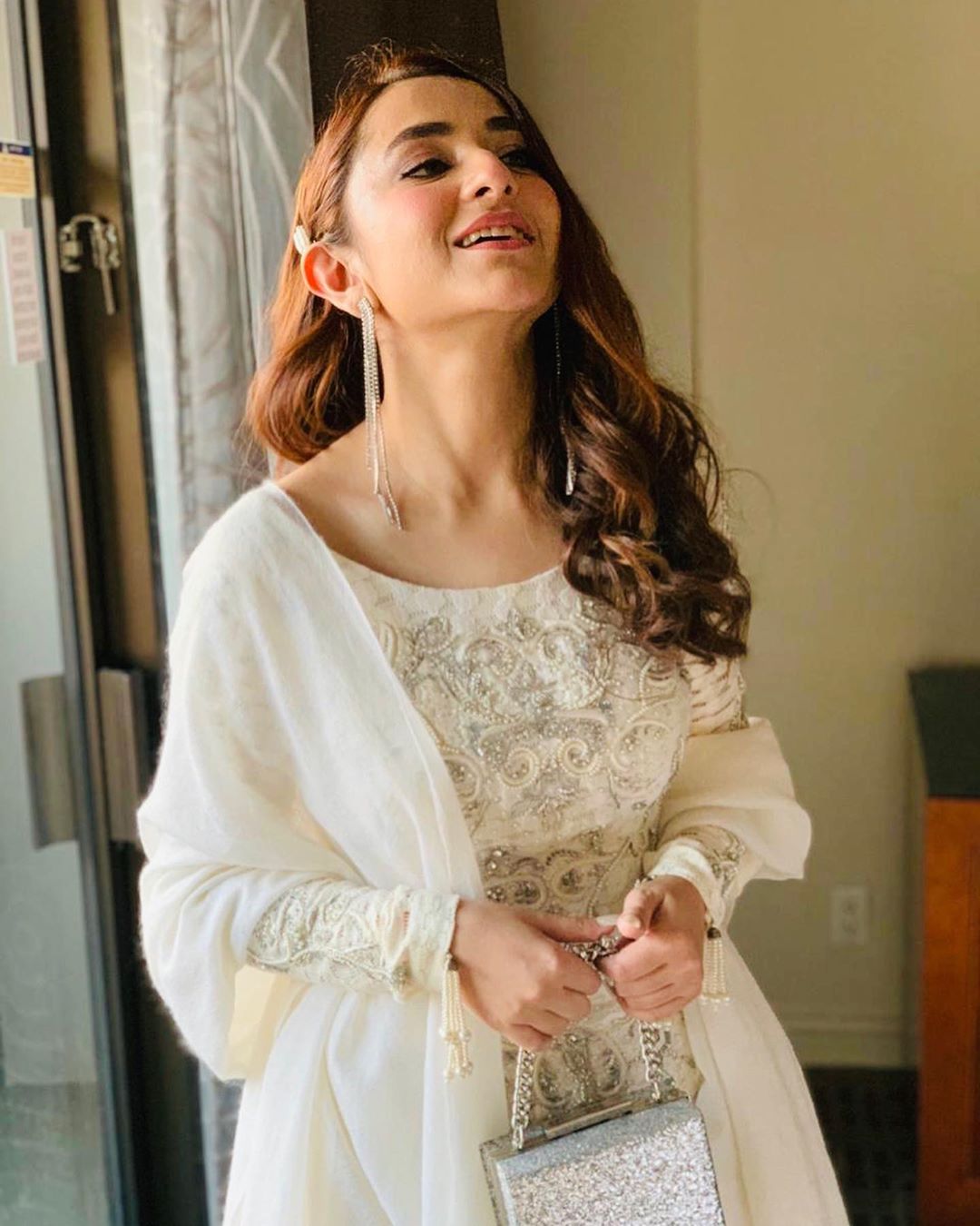 Beautiful Actress Yumna Zaidi at Hum Awards 2019