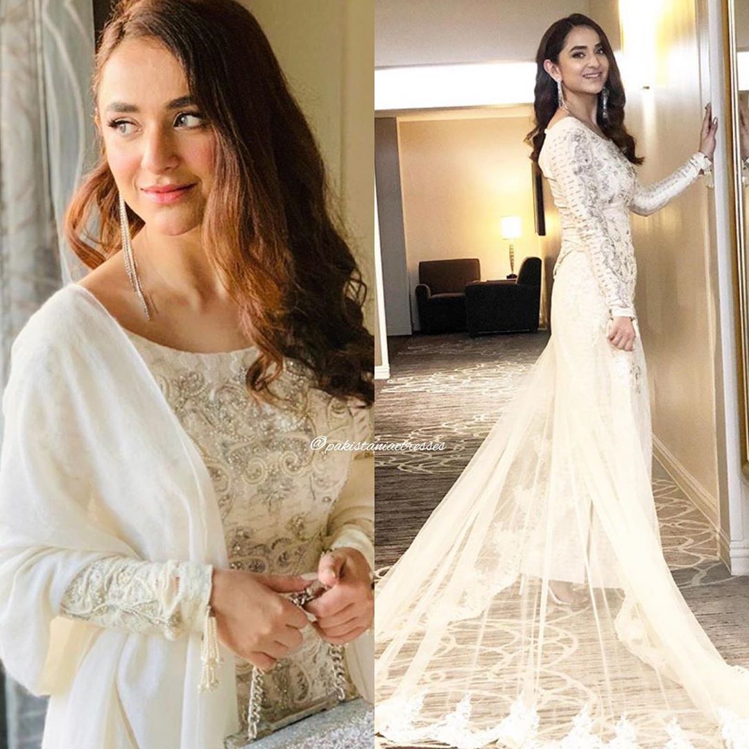 Beautiful Actress Yumna Zaidi at Hum Awards 2019