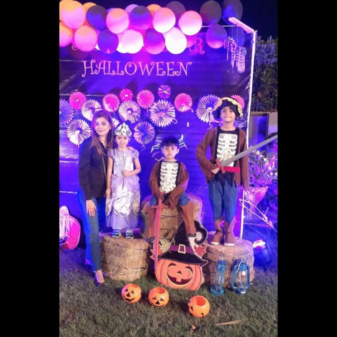 Syed Jibran's Kids Participated in Halloween Kids Party