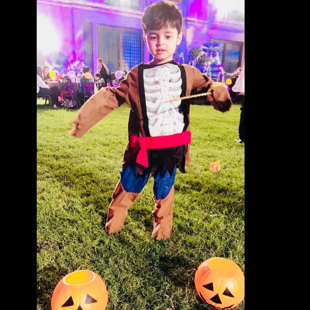 Syed Jibran's Kids Participated in Halloween Kids Party