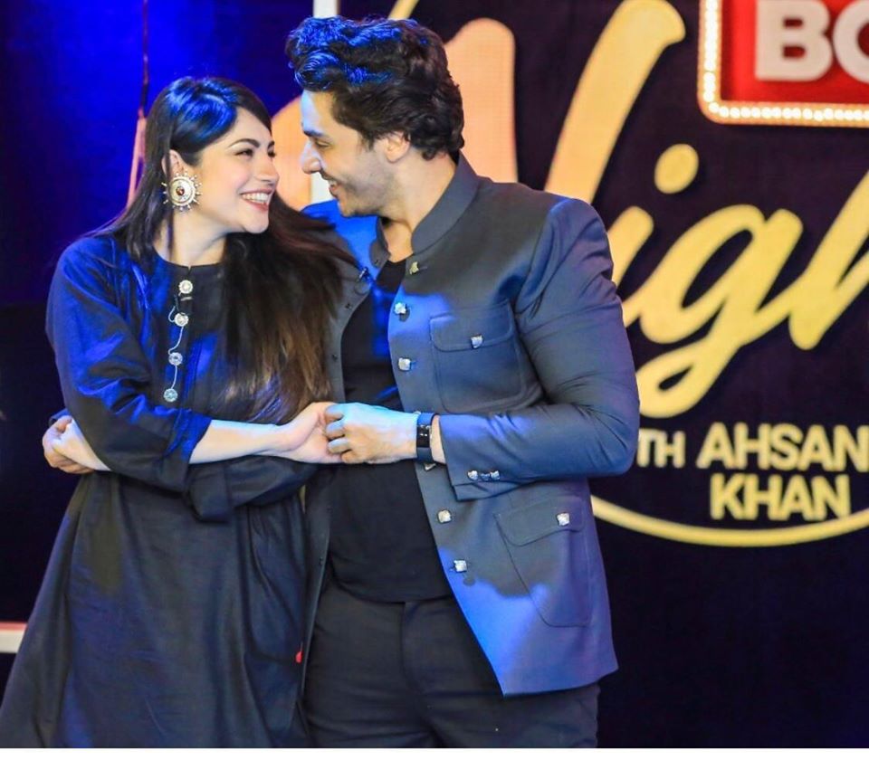 Ahsan Khan Celebrates 50th Episode of Bol Nights with Ahsan Khan With the Gorgeous Neelam Muneer