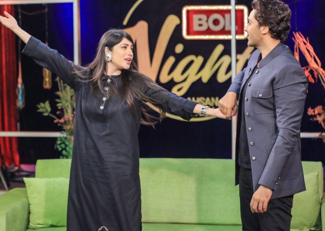 Ahsan Khan Celebrates 50th Episode of Bol Nights with Ahsan Khan With the Gorgeous Neelam Muneer