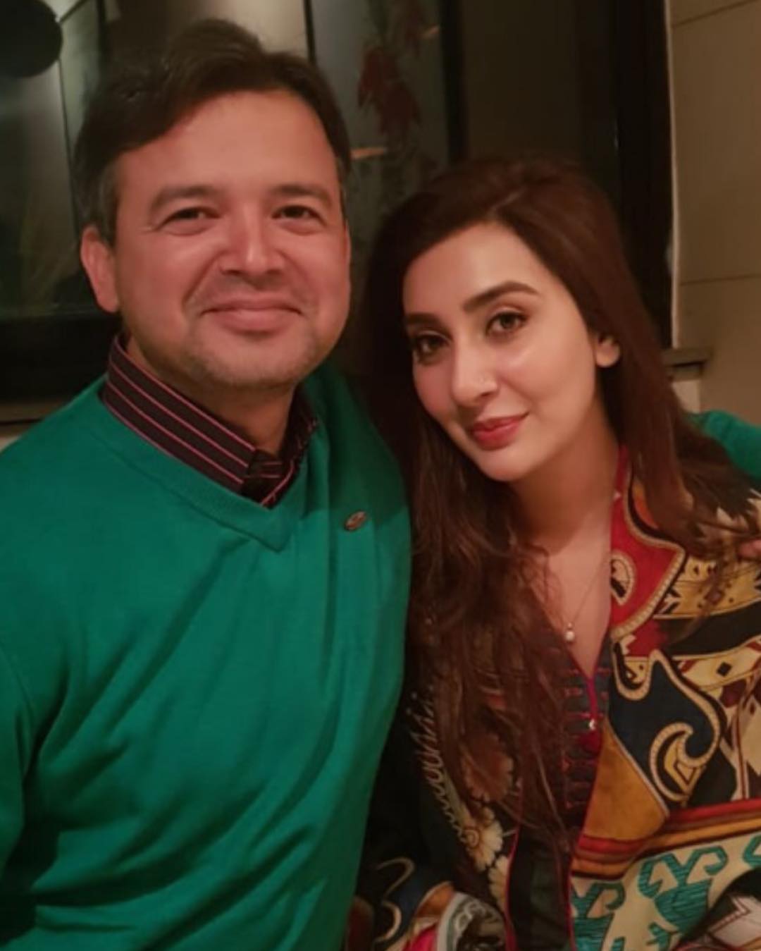 Actress Aisha Khan and Maj Uqbah Malik Blessed with a Baby Girl