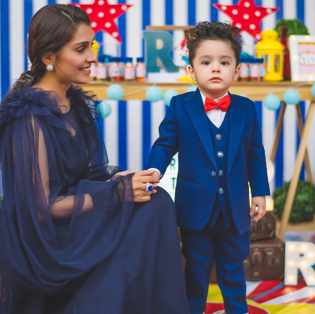 In Pictures: Ayeza, Danish's son Rayyan Taimoor turns 2