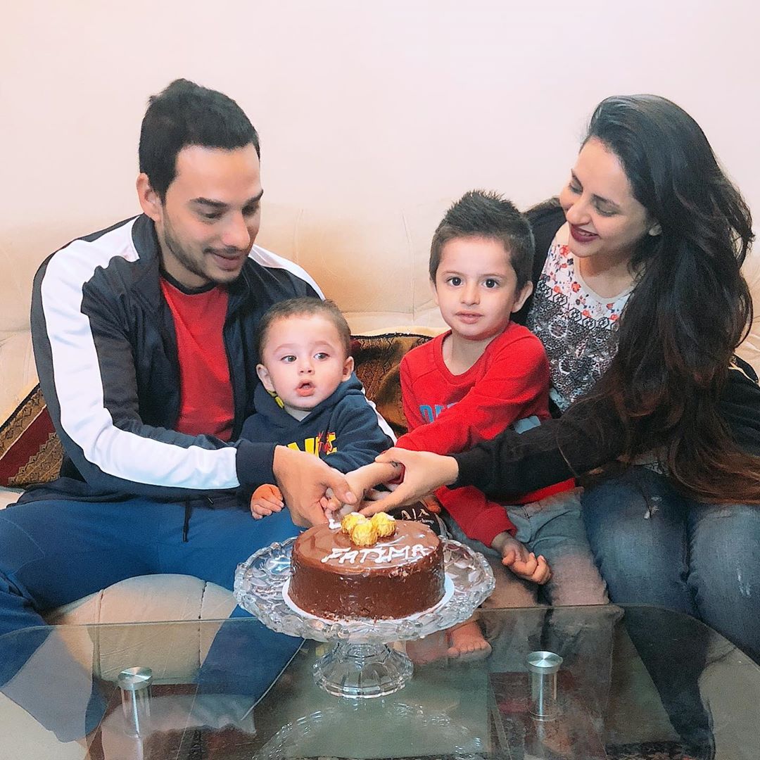 Fatima Effendi and Kanwar Arsalan Celebrated Their Wedding Anniversary with Kids