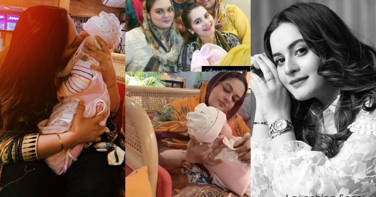 Latest Beautiful Clicks of Aiman Khan with Daughter Amal