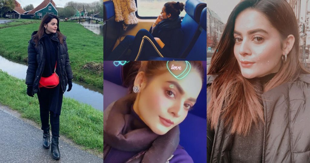Latest Beautiful Clicks of Minal Khan from Her Trip to Amsterdam