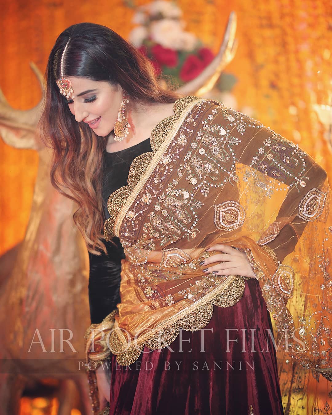 Beautiful Clicks of Gorgeous Hareem Farooq from Recent Wedding Event