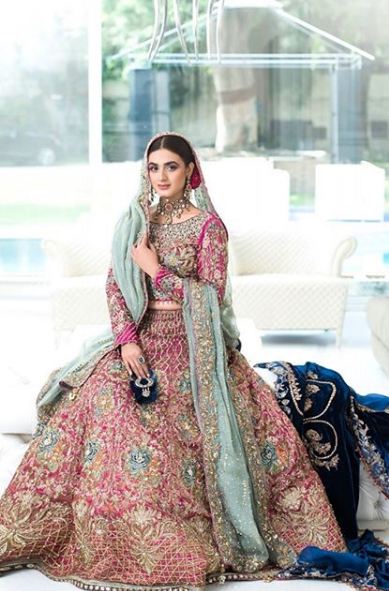 Beautiful Bridal Photo Shoot of Hira Mani for NickieNina