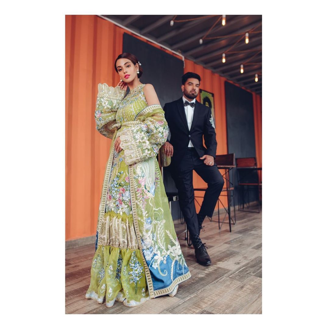 Latest Beautiful Photo Shoot of Romantic Couple Iqra Aziz and Yasir Hussain