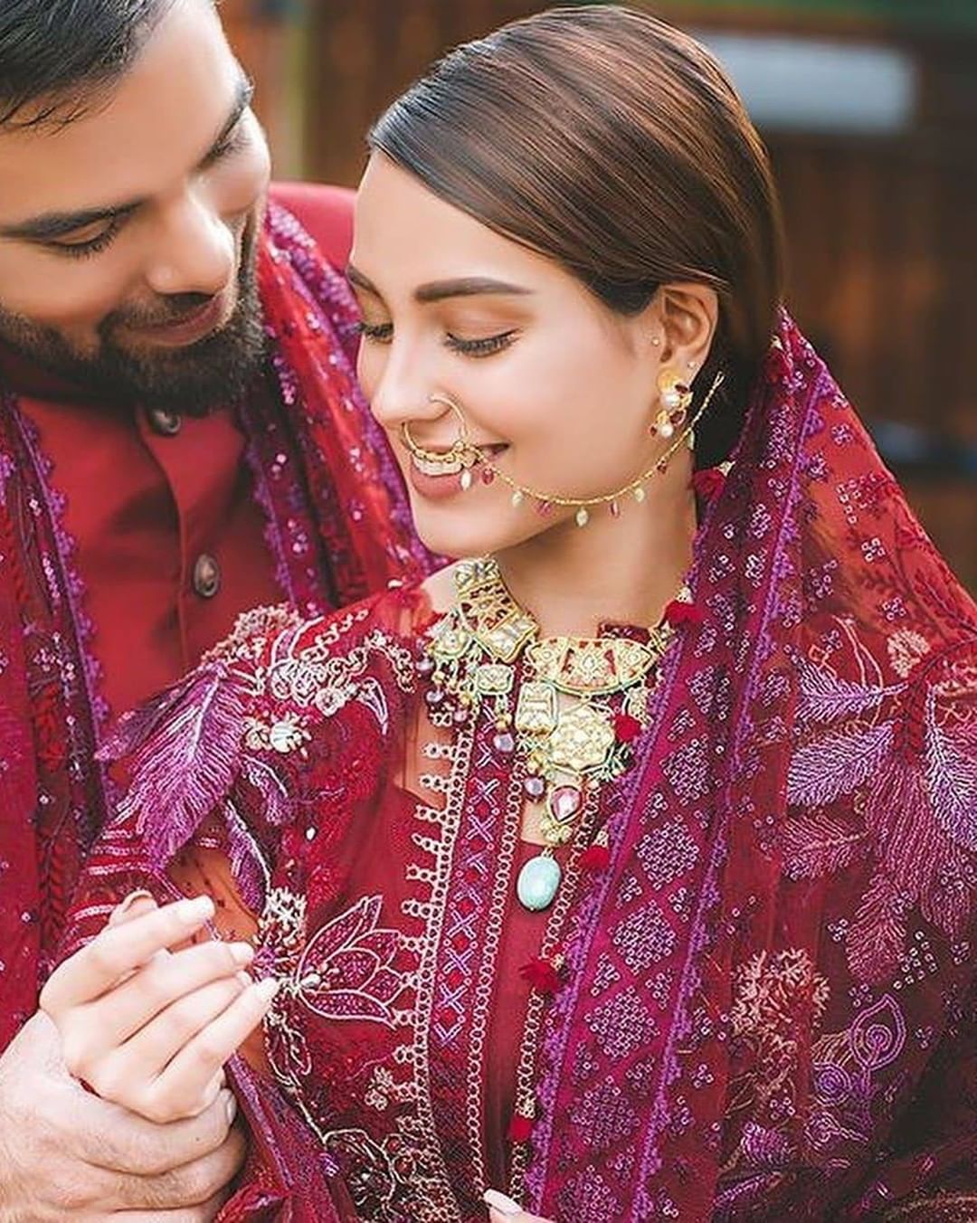 Latest Beautiful Photo Shoot of Iqra Aziz and Yasir Hussain | Reviewit.pk