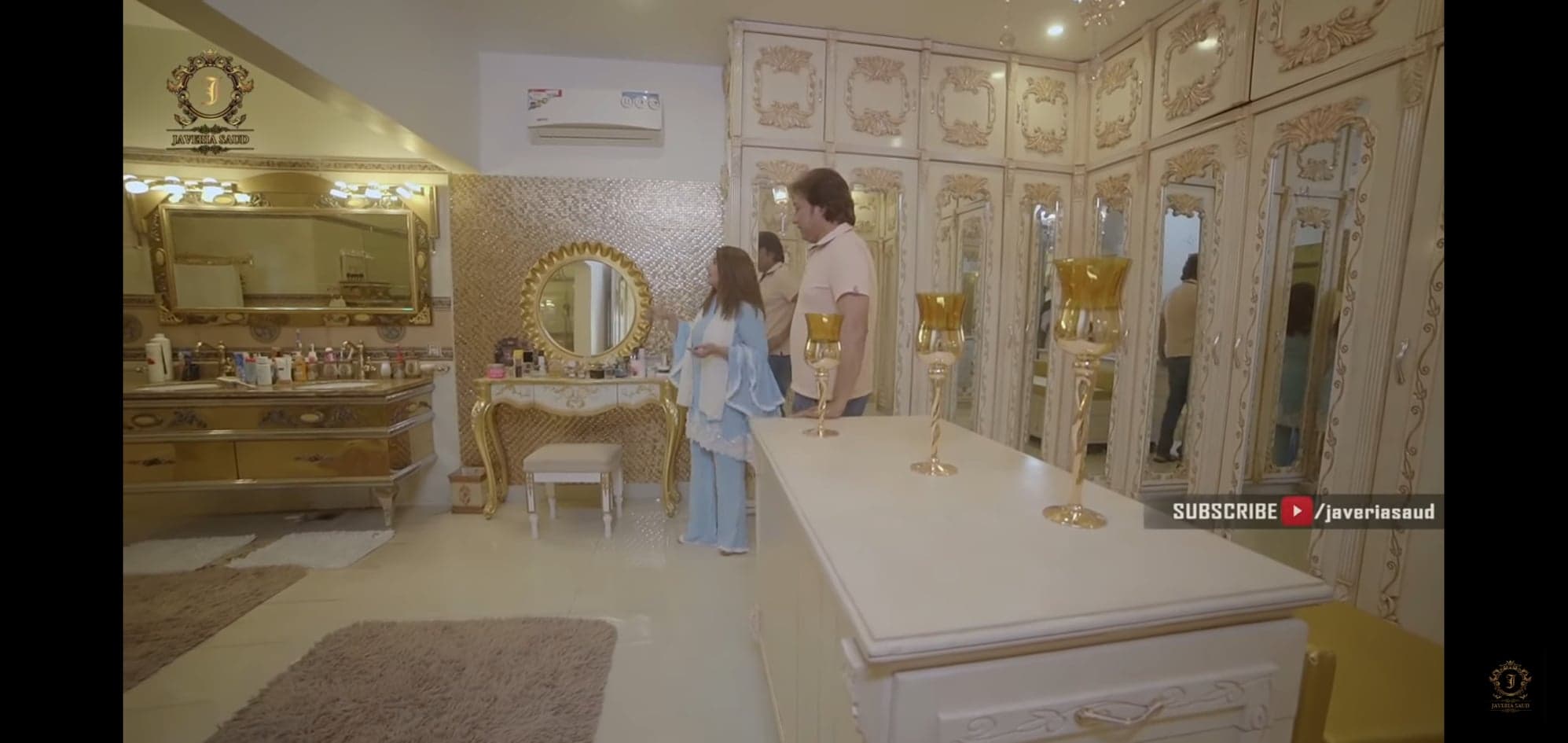 Javeria Saud Shows Her Luxurious Bedroom & Bathroom