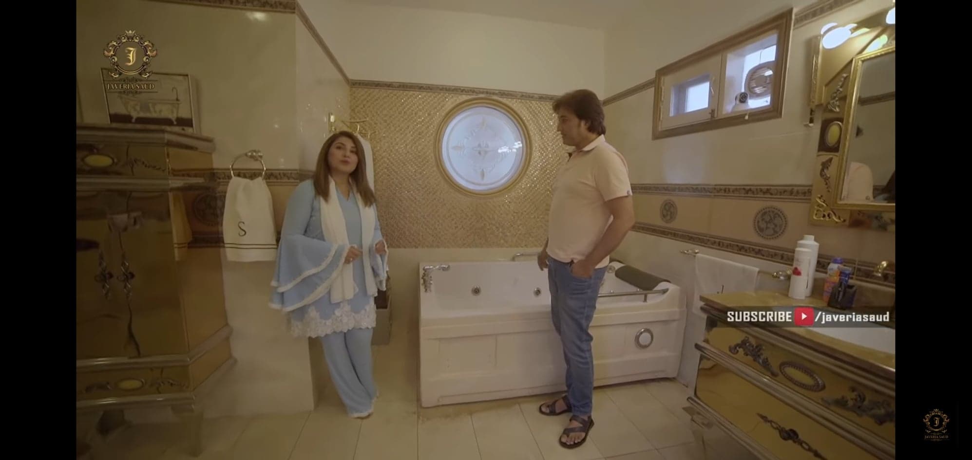 Javeria Saud Shows Her Luxurious Bedroom & Bathroom