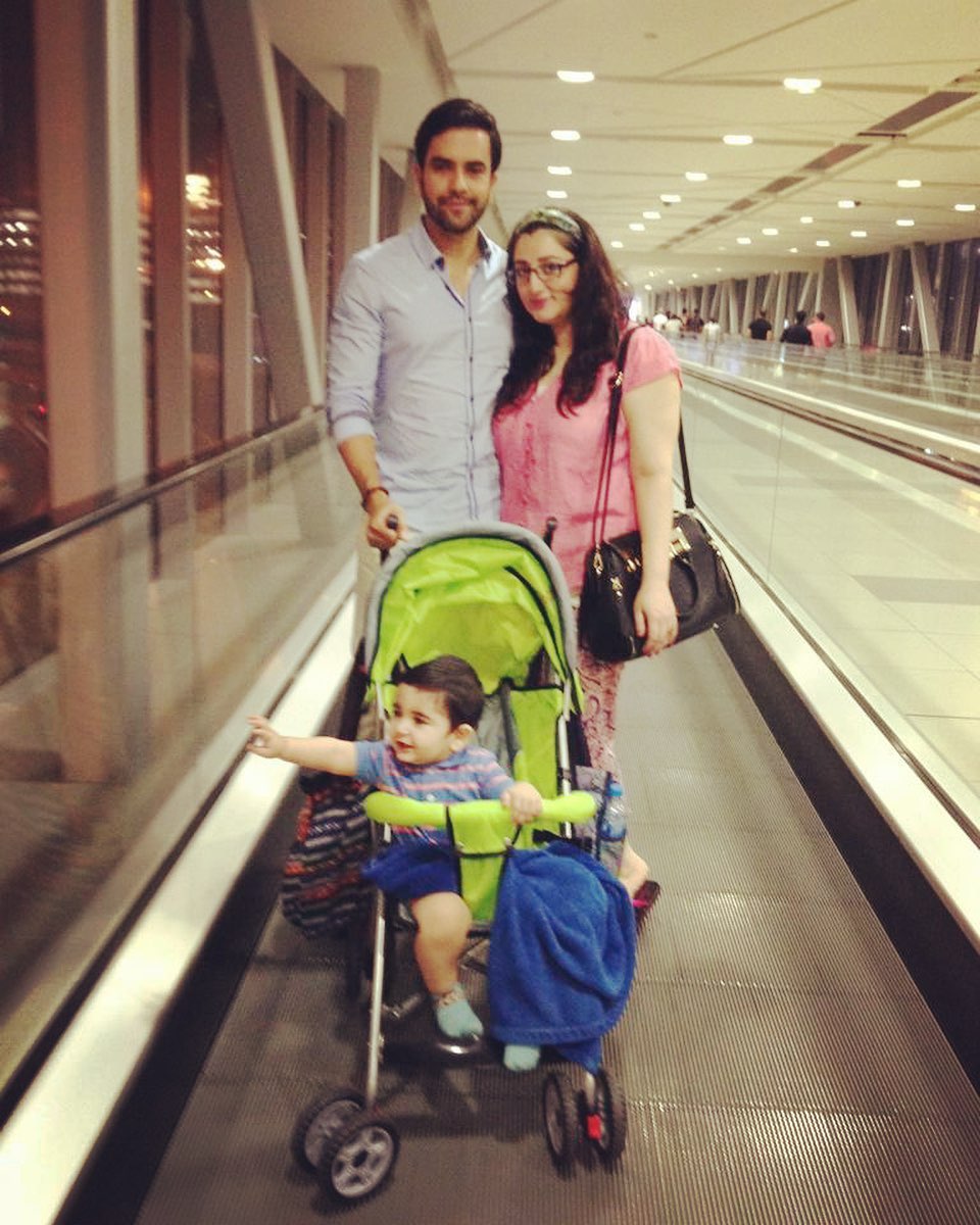 Latest Clicks of Junaid Khan with his Wife and Sons