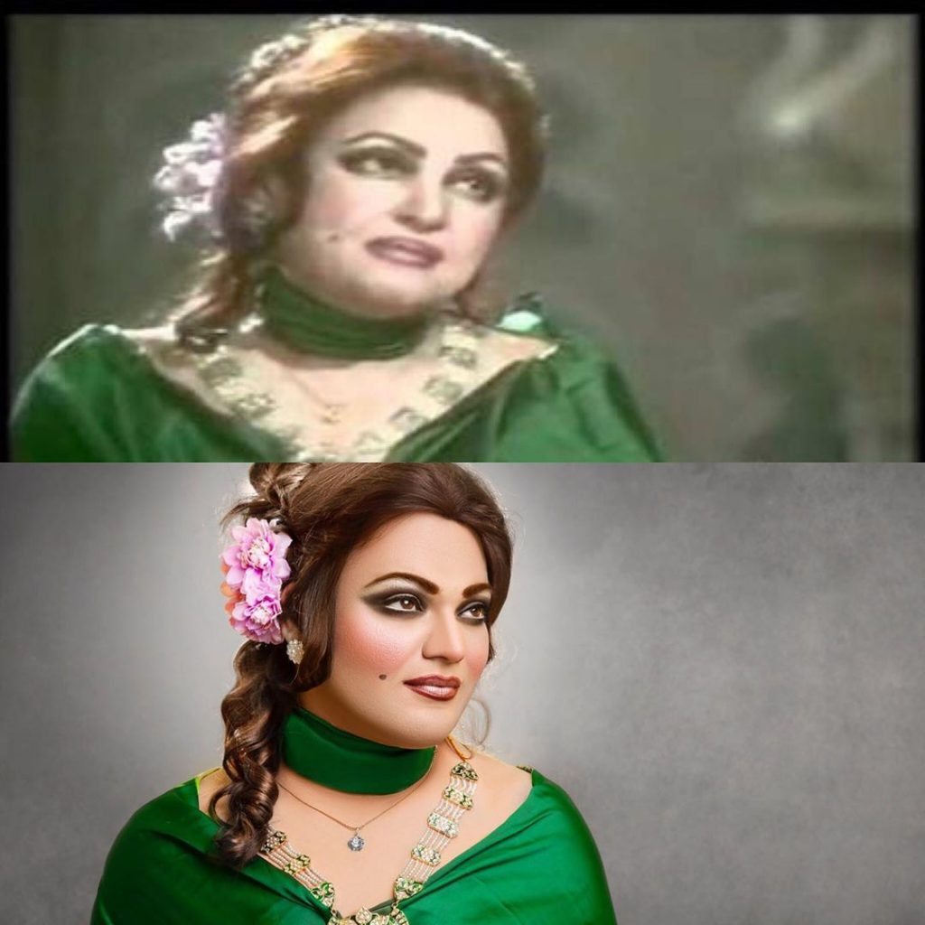 Makeup Artist Shoaib Khan Transformed Himself Into Noor Jehan Reviewitpk 