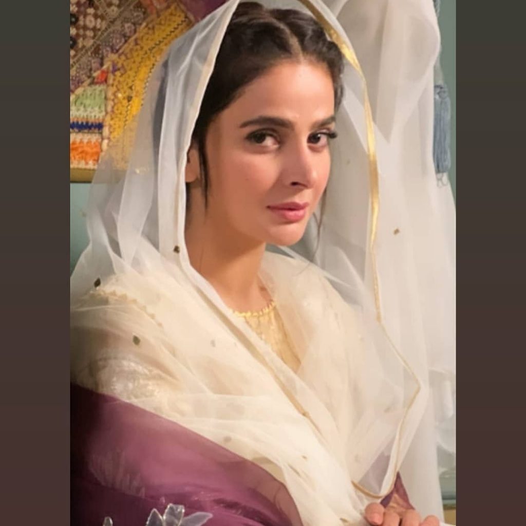 Pictures from the set of Nauman Ijaz and Saba Qamar's Man Joggi