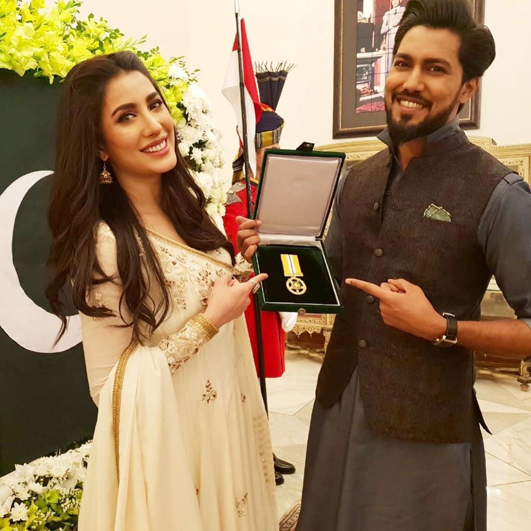 Mehwish Hayat Shared Pictures of her Brother with Sweet Message