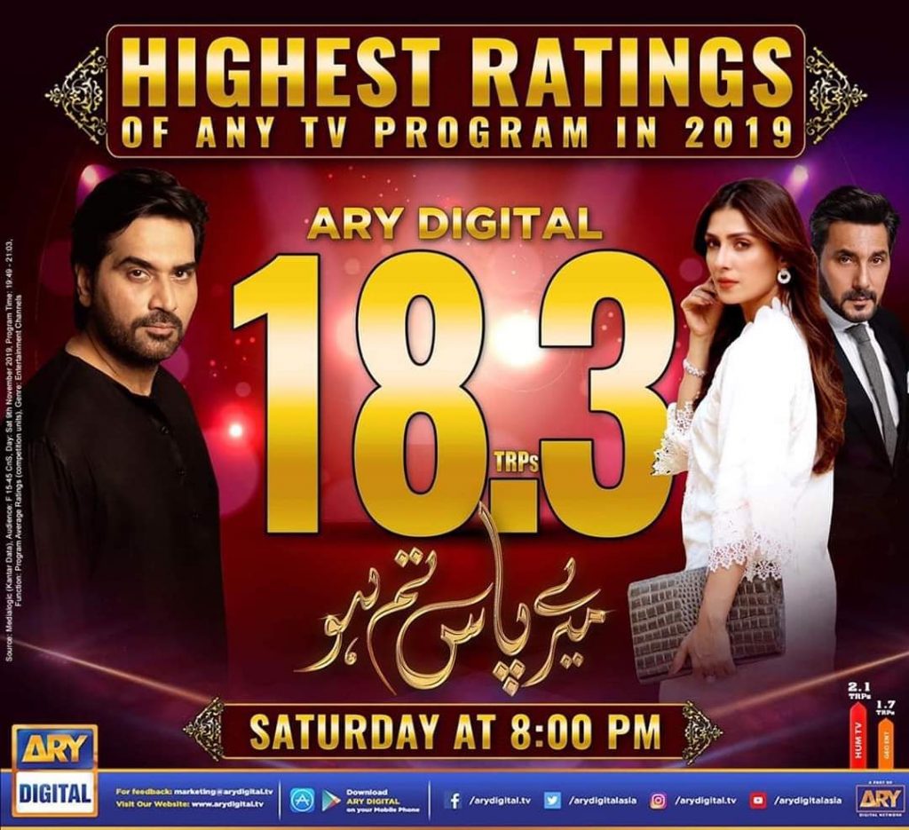 Mere Paas Tum Ho Has The Highest Ratings Of Any Program In 2019