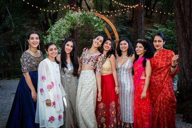 Wedding Party Pictures of Mira Sethi from USA