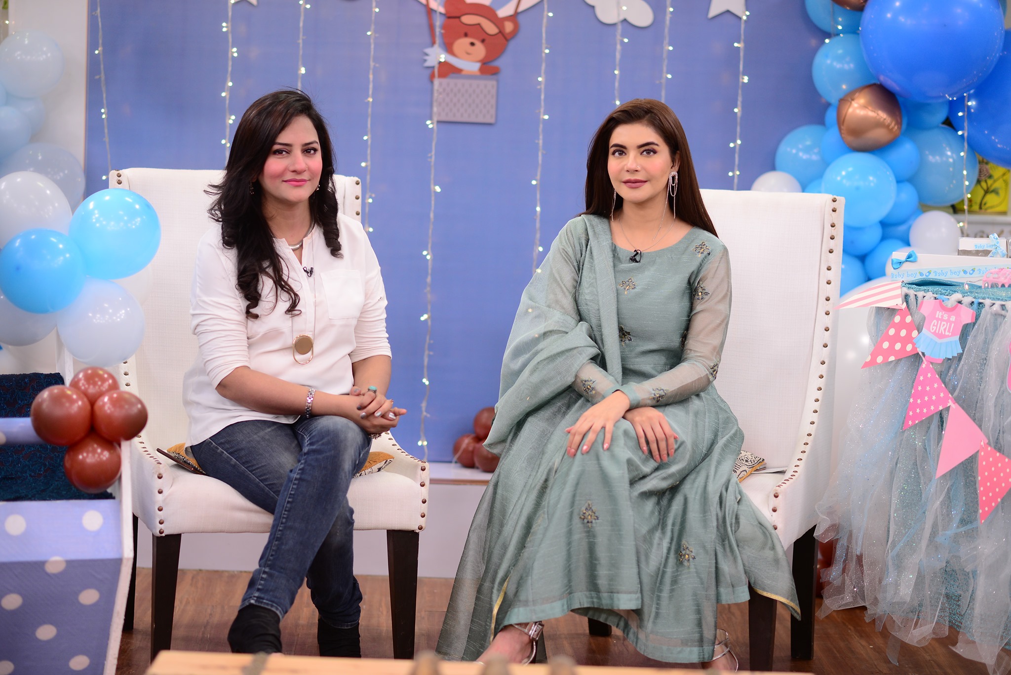 Suno Chanda Fame Mizna Waqas Baby Boy Celebration in Nida Yasir Morning Show