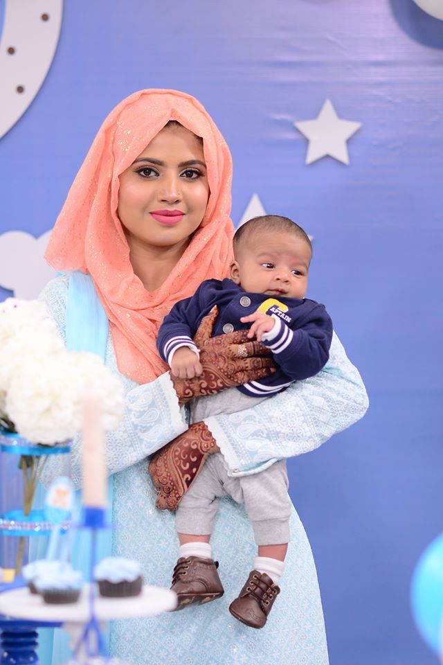 Suno Chanda Fame Mizna Waqas Baby Boy Celebration in Nida Yasir Morning Show