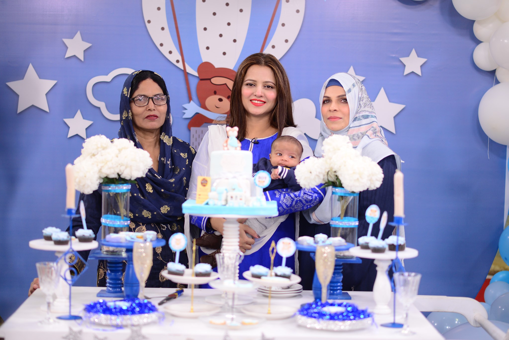 Suno Chanda Fame Mizna Waqas Baby Boy Celebration in Nida Yasir Morning Show