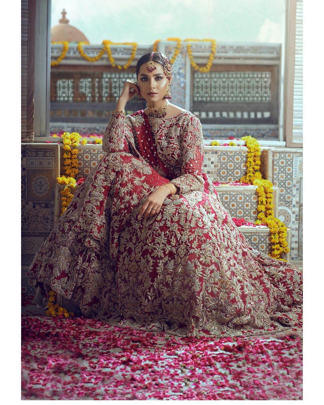 Latest Bridal Photo Shoot of Nimra Khan for Anamta Couture