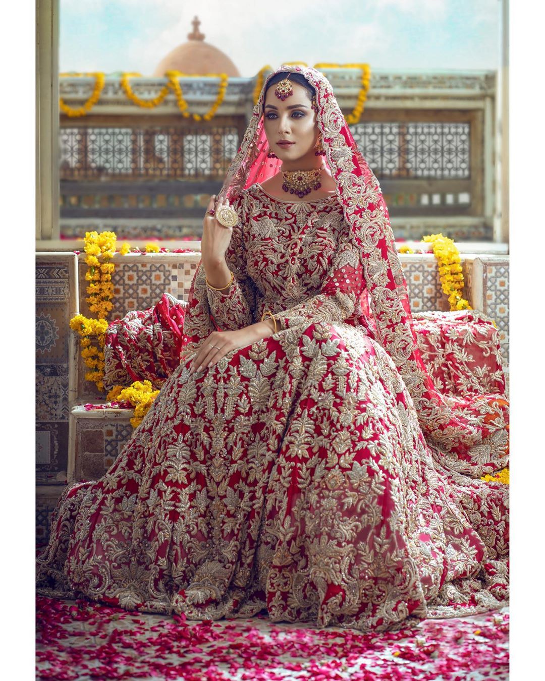 Latest Bridal Photo Shoot of Nimra Khan for Anamta Couture