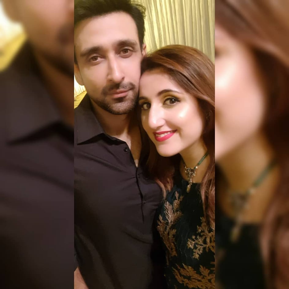 Actor Sami Khan And His Beautiful Wife at a Family Wedding