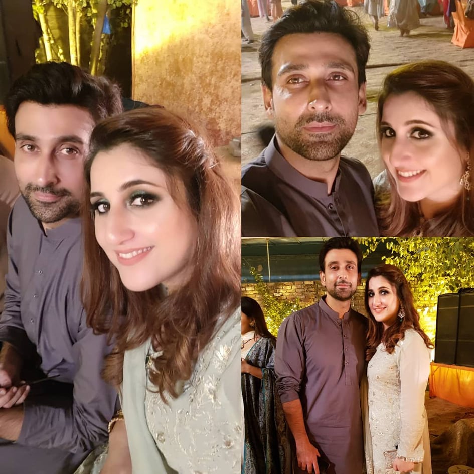 Actor Sami Khan And His Beautiful Wife at a Family Wedding