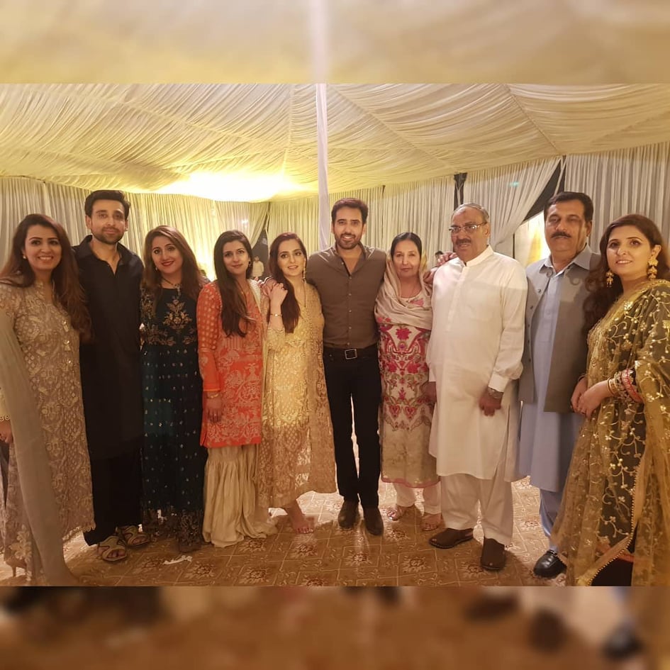 Actor Sami Khan And His Beautiful Wife at a Family Wedding