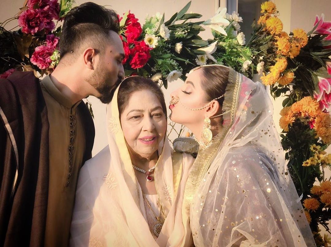 Beautiful Nikah Pictures of Actress Sanam Chaudhry