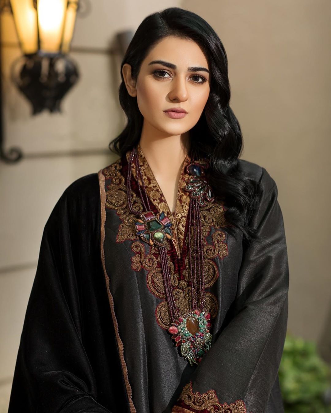 Beautiful Sarah Khan's Latest Photo Shoot for Nilofar Shahid