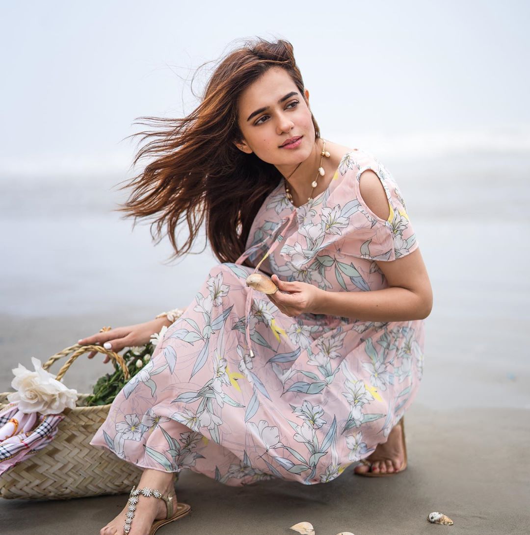 Sumbul Iqbal Looking Gorgeous in Beach Clicks