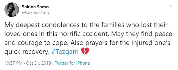 Celebrities React To Tezgam Fire incident