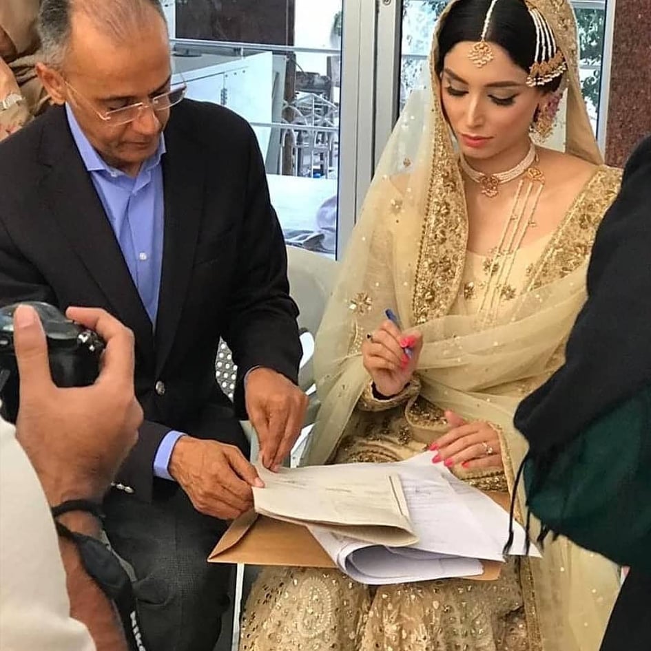 Beautiful Pictures Collection from Zainab Abbas’s Nikah, Mayun And Dholki